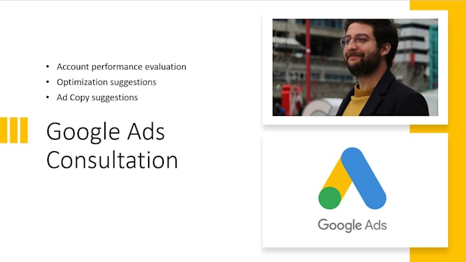 offer 1 on 1 google ads consultation with a specialist