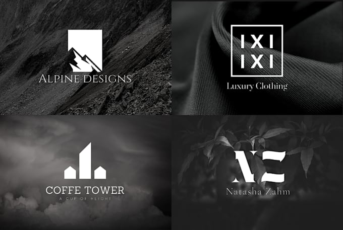 design a unique modern minimalist logo with copyrights