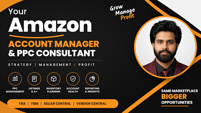 be your amazon fba account manager and ppc consultant