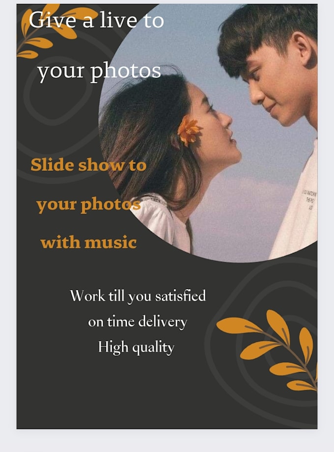 make photo slideshow with music
