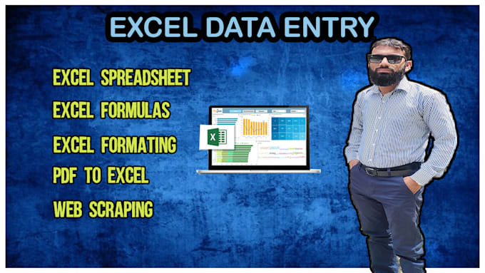 do fast, mistake less data entry from pdf to excel and create custom sheets