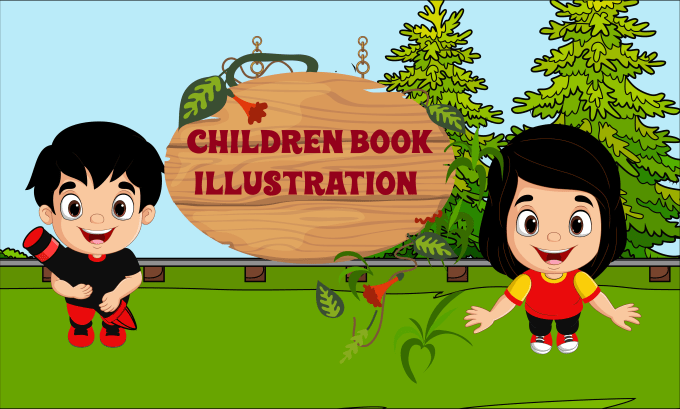 Draw cute children book illustrations and cover design by Dimple ...