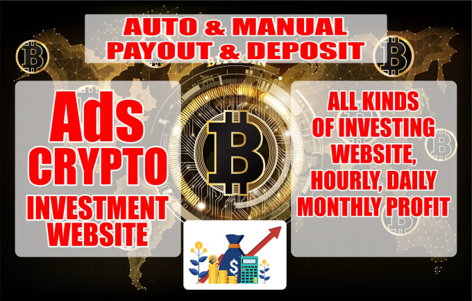 develop crypto, investment website fully automatic