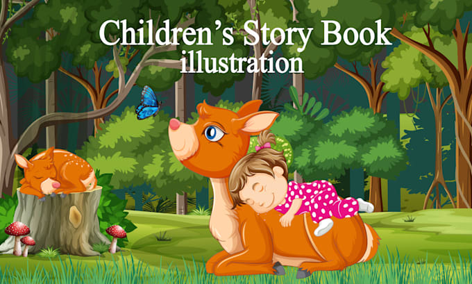 design children story book illustrations