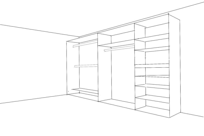 SKETCH Sectional MDF wardrobe By ESTEL GROUP