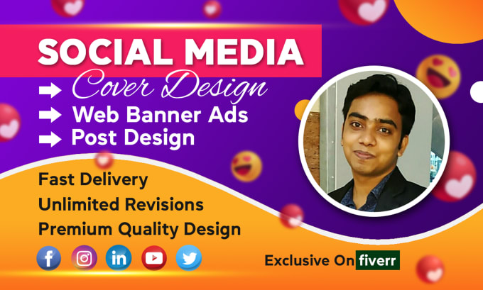 Design social media posts, facebook cover, web banner ads by Al_mamun30 ...