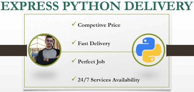 Any python programming tasks as fast as possible by Hichambenali | Fiverr