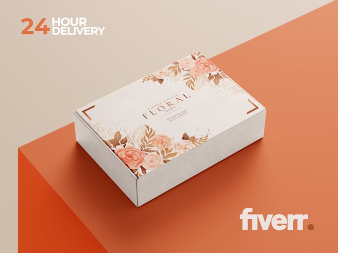 do box packaging design, mailer box design and 3d mockup
