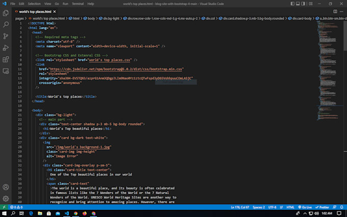 Create a website using html and css by Ahmadsonbar | Fiverr