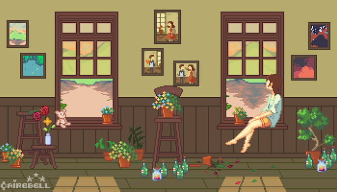 create pixel art backgrounds and environments for your game