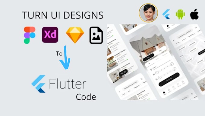Convert image, figma, xd ui design to flutter code by Laurenbehringer ...