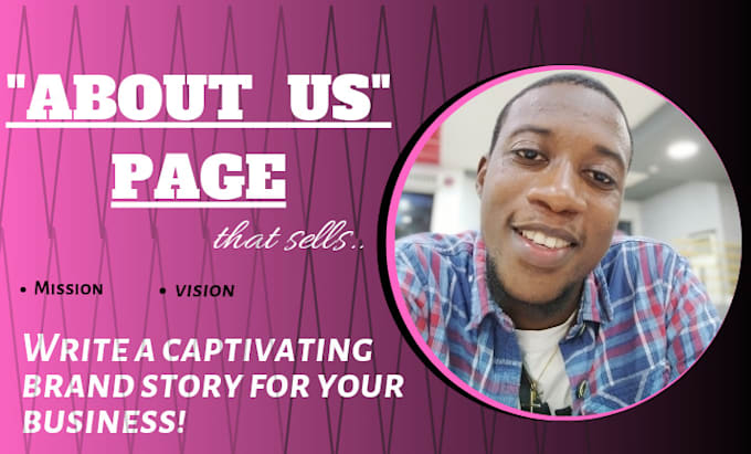 Write a captivating about us page for your website by Toby456writes ...