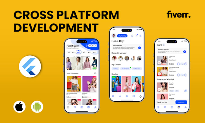 do mobile app development, flutter app development, android ios app