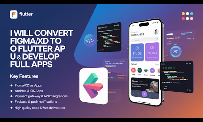 do figma to flutter to conversion, and mobile app development