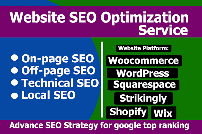 do website SEO optimization service for google top ranking