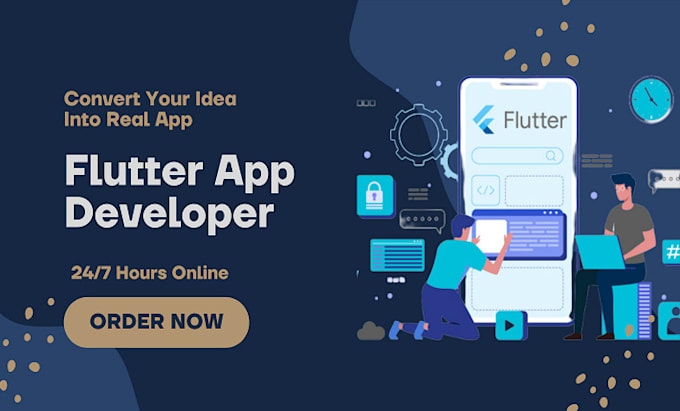 Convert ui design to flutter app by Cseomedia | Fiverr