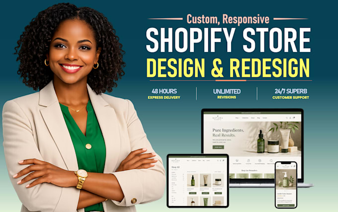 do shopify ecommerce website development or shopify store design and redesign