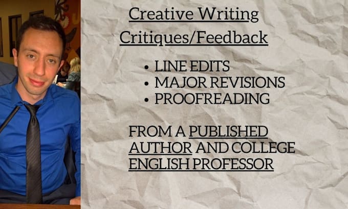 critique and help revise your creative writing