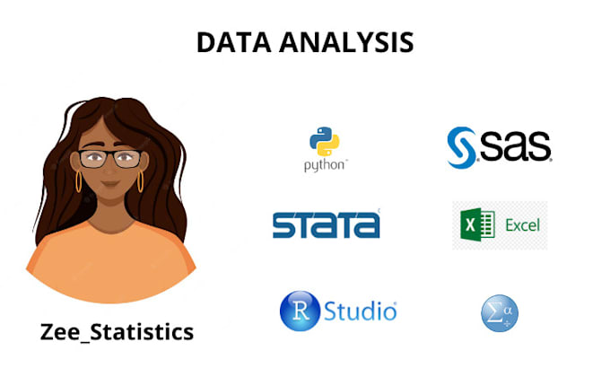 do data analysis using r,excel, spss, python, stata, SAS