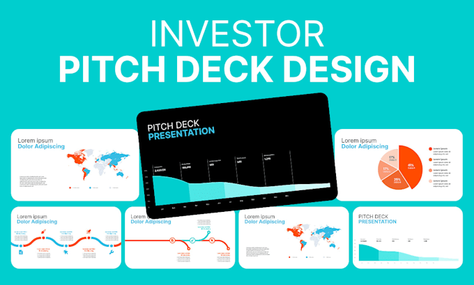design powerpoint presentation, investor pitch deck, and google slides