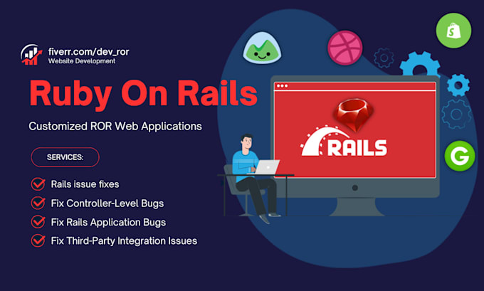 fix your ruby on rails issues and optimize web application