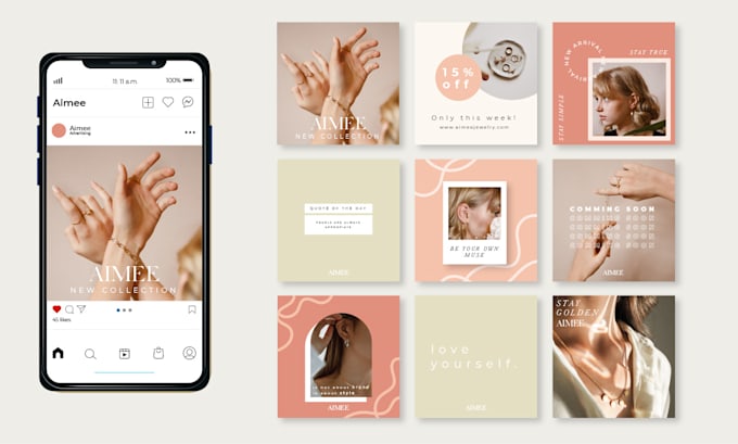 design aesthetic instagram posts