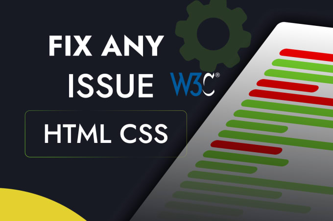 Fix any html, css issues, bugs by Elshanamazov | Fiverr