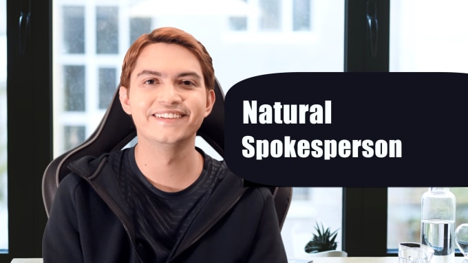 create professional natural spokesperson video or ugc