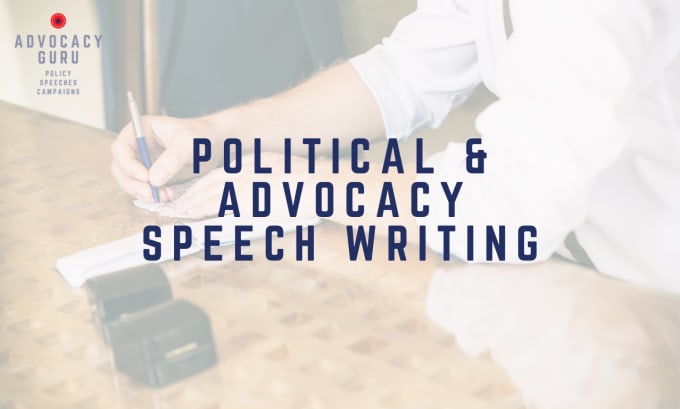 how to be a political speechwriter