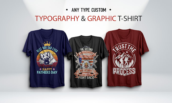 Do custom typography t shirt and graphic t shirt design by Mehedikur ...