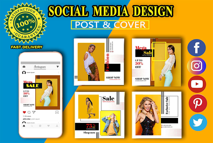 design amazing instagram content post for your business