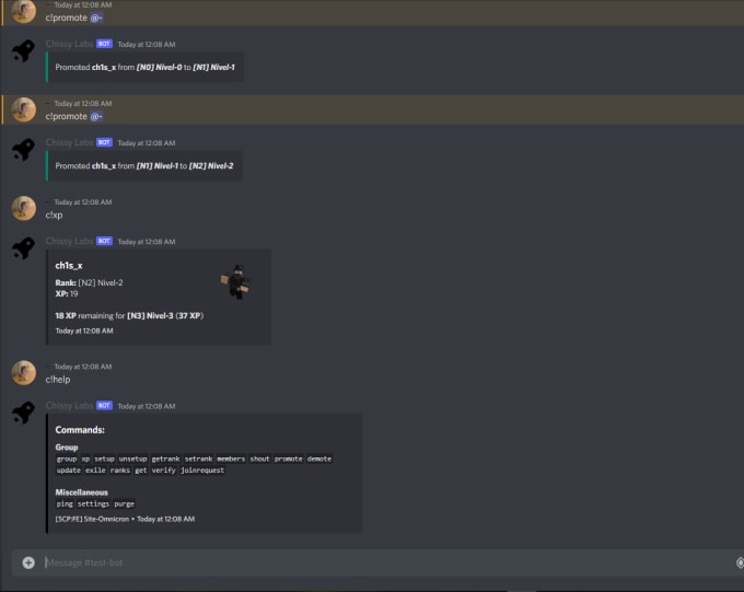 Roblox Discord Bot