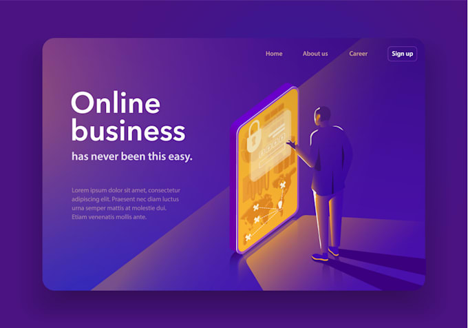 Create a modern responsive landing page design by Reedluxe | Fiverr