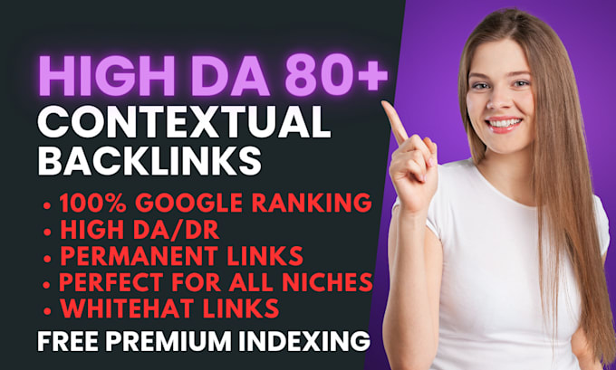 do high quality contextual SEO dofollow backlinks service
