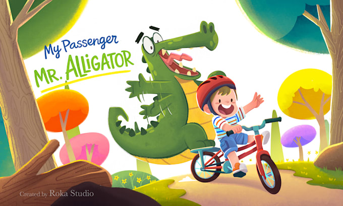 draw children story book illustration for kdp amazon