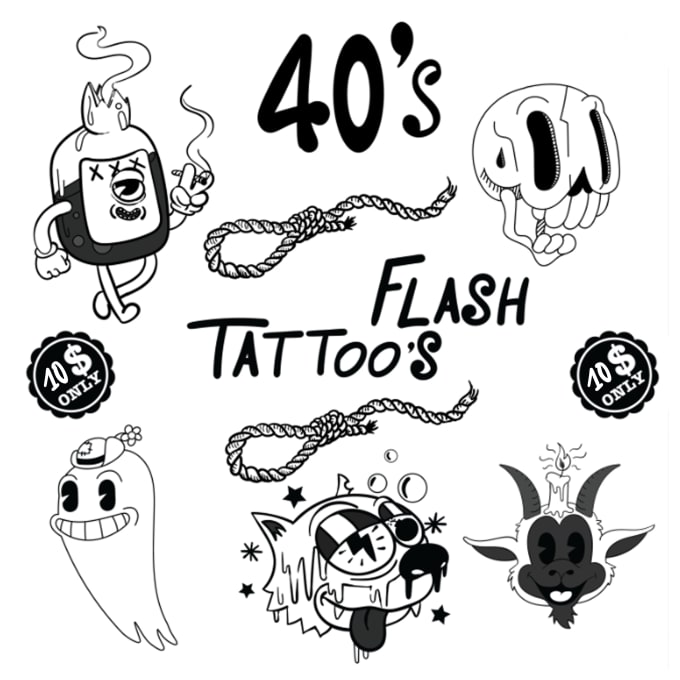 Flash Tattoo Designs from GraphicRiver