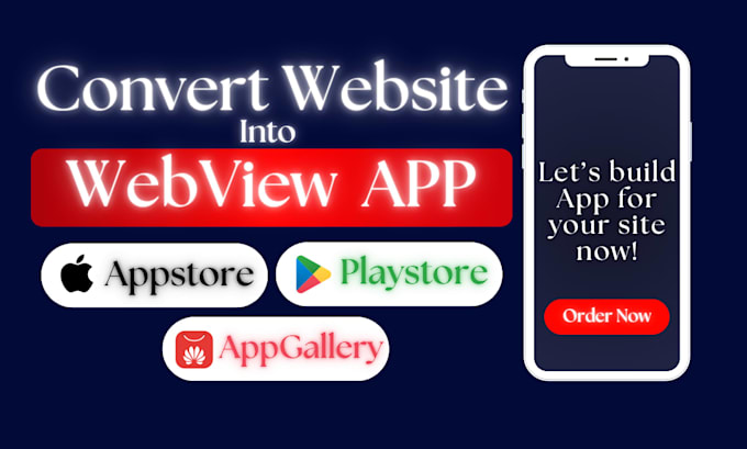 convert website to app, android webview, ios webview