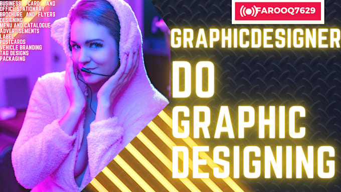 do graphics designing in  coreldraw and photoshop