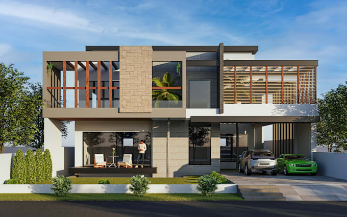 make a sketchup 3d model of your architectural project