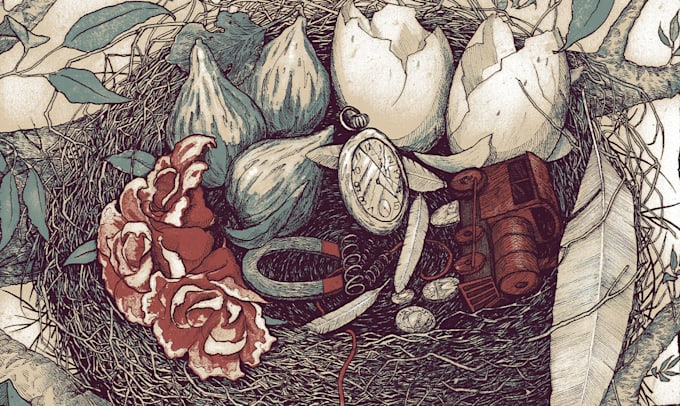 draw a pen and ink illustration