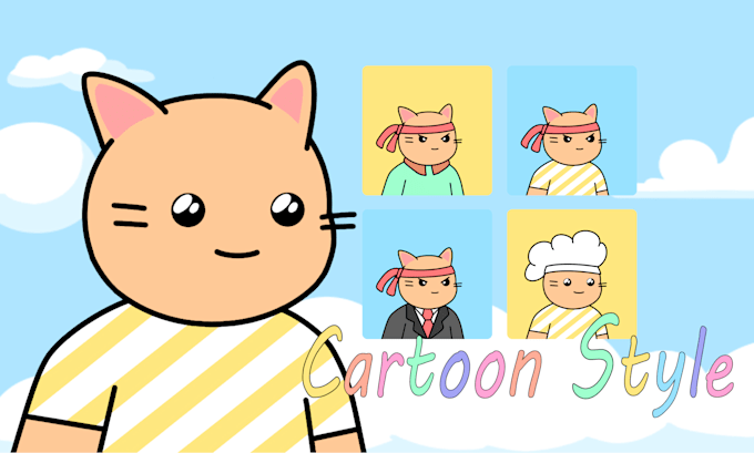 do unique cartoon character nft art collection