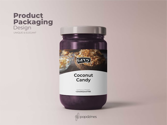 create a 3d mockup, product packaging, and labels design