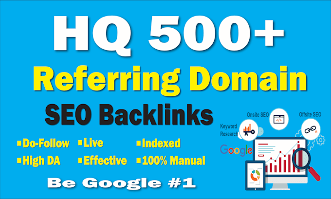 create dofollow referring domain SEO backlinks