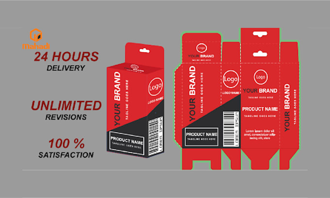 make a unique medicine package label design