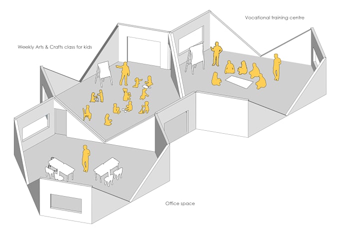 create architectural diagrams in cad, skp, psd, ai for you