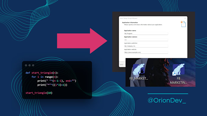 Convert your python scripts to setup files by Orionpy | Fiverr