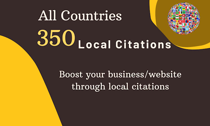do 350 all country local citations for local seo in targeted area