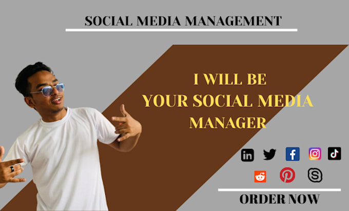 be your social media marketing manger and developer