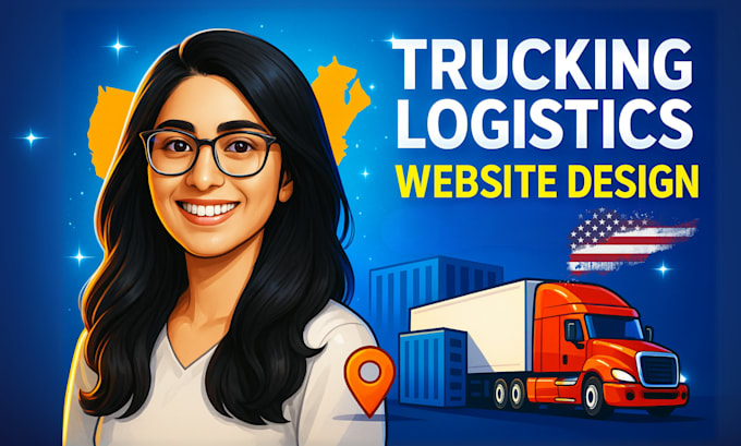 create logistics website, trucking, dispatch, freight broker, moving website