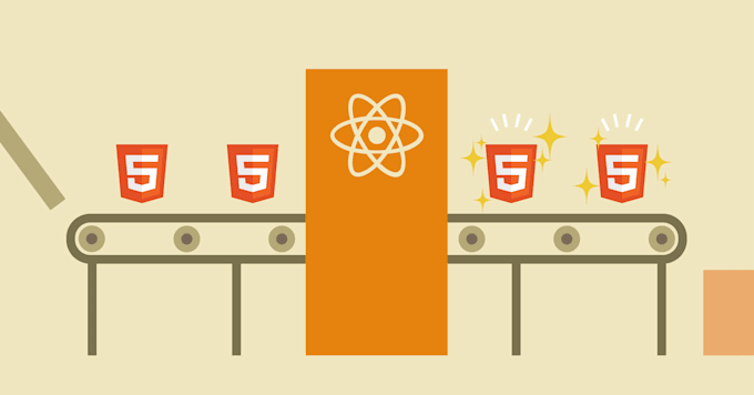 convert html css js to react